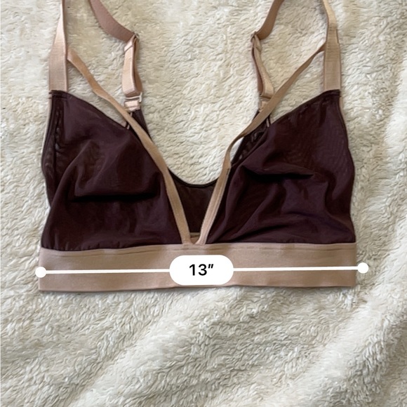 Parade Brown and Tan Bralette Size 1 34C/D - Picture 5 of 5